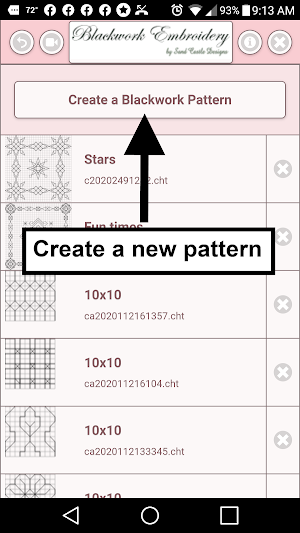 Blackwork Embroidery Pattern Creator Screenshot 0