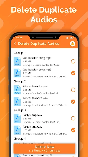 Duplicate File Remover - Android Phone Cleaner Screenshot 3