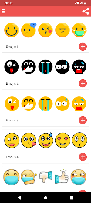 Stickers de emojis Screenshot 0