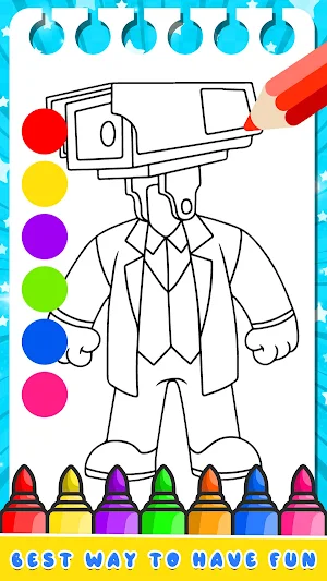 Skibidi Toilet Coloring Book Screenshot 2