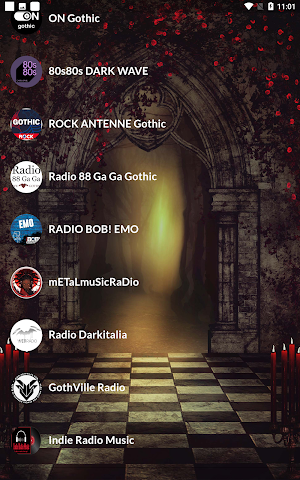 Goth Music Radio Full Screenshot 3