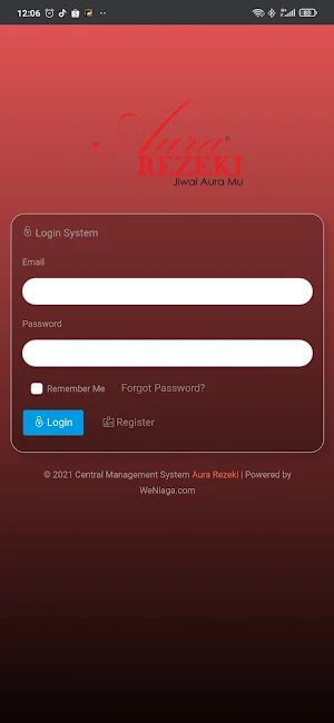 Aura Rezeki System Screenshot 0