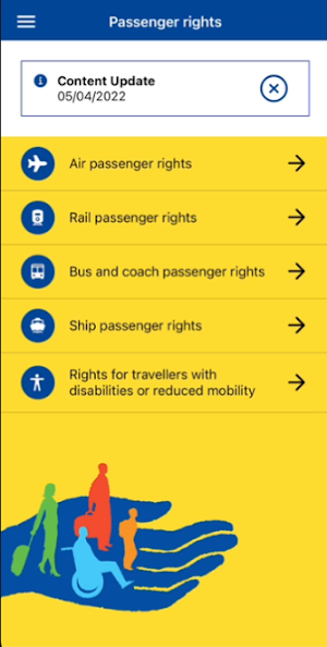 Passenger rights Screenshot 1