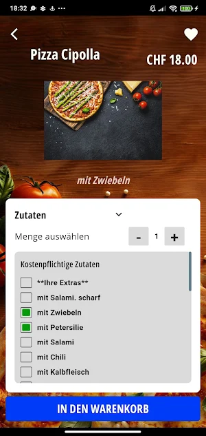 Napoli Pizza Spiez Screenshot 1