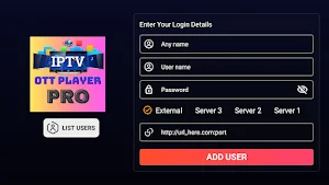 IPTV OTT PRO PLAYER Screenshot 1