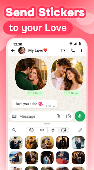 Romantic Love Stickers for WA Screenshot 0