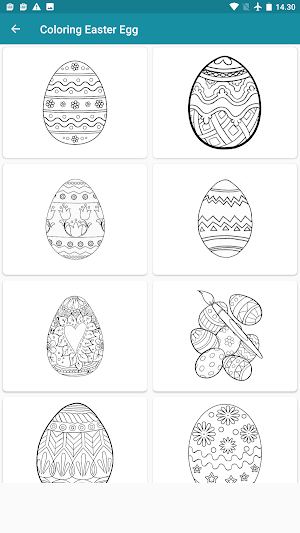 Easter Eggs Coloring Book Screenshot 3