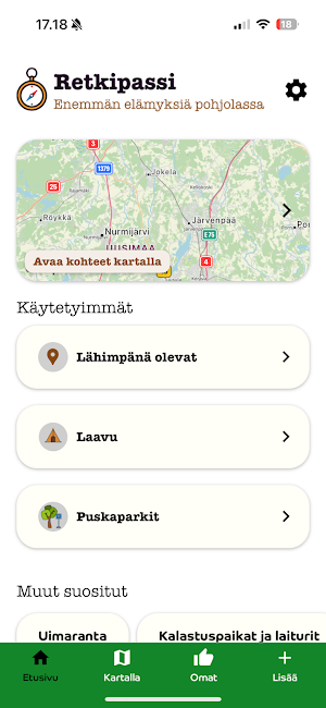 Retkipassi Screenshot 0