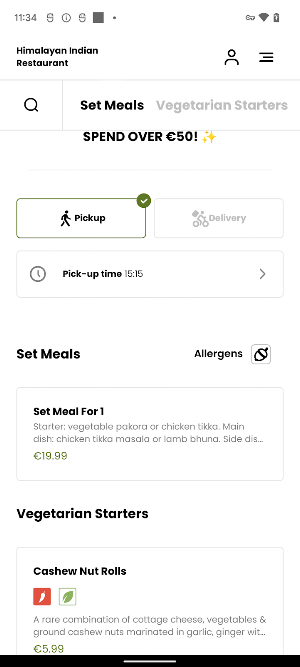 Himalayan Indian Restaurant Screenshot 2
