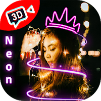 3D Neon Effect Video Editor : 