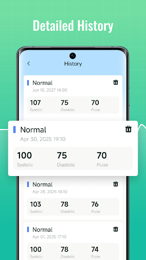 Blood Sugar & Pressure Tracker Screenshot 2