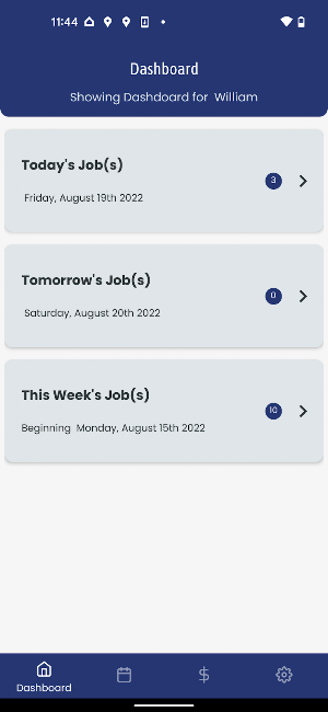 Impact Floors SubContractor Screenshot 1