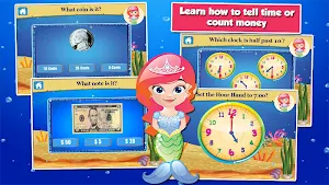 Mermaid Princess Grade 2 Games Screenshot 2