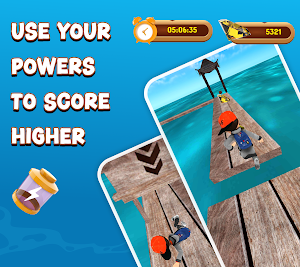 Mega Run - Endless Surfer Screenshot 1