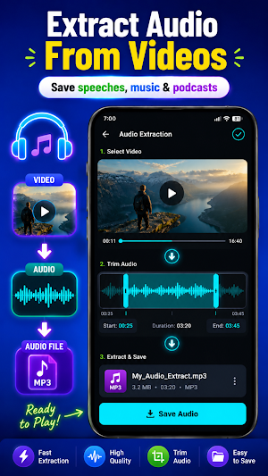 Video Compress & Extract MP3 Screenshot 3
