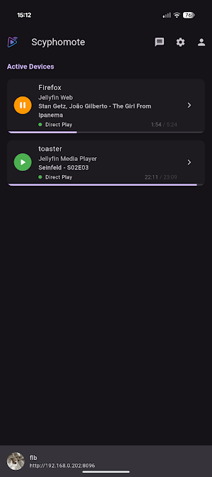 Scyphomote – Jellyfin Remote Screenshot 2