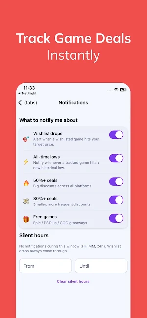 Game Deals Tracker Screenshot 2
