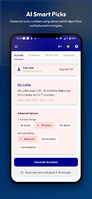 Ai Powerball & Oz Lotto Screenshot 3