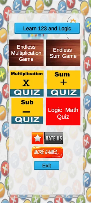 Kids math 123 quiz learn &play Screenshot 0