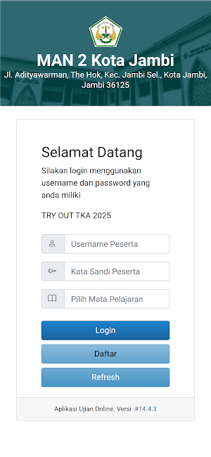 CBT MAN 2 Kota Jambi Screenshot 0