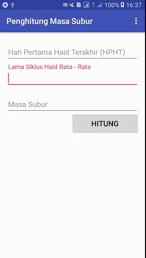 Penghitung Masa Subur Screenshot 0