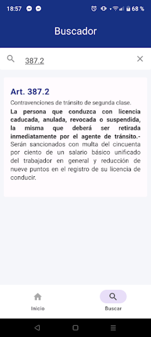 Infracciones de tránsito Ec Screenshot 3