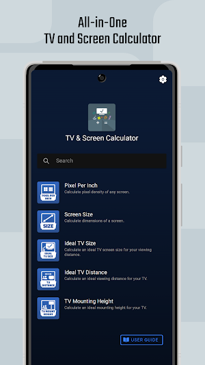 TV & Screen Calculator Screenshot 0