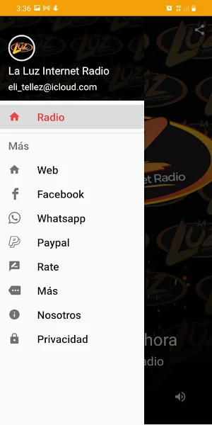 LA LUZ INTERNET RADIO Screenshot 2