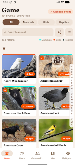 Bryce Canyon Wildlife Safari Screenshot 1