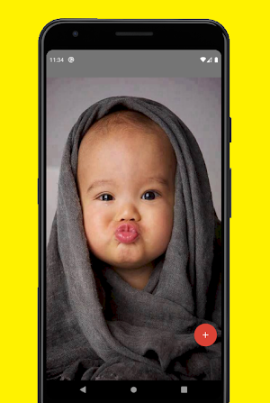 Cute Baby Wallpaper HD Screenshot 1