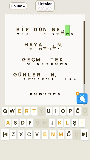 Kriptogram: Kelime Oyunu Screenshot 0