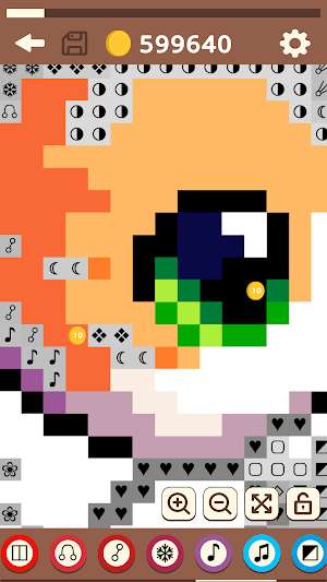 Coloring: Mosaic by Symbols Screenshot 0