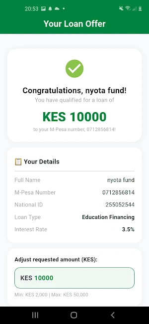 NYOTA FUND-EMPOWEREMENT Screenshot 1