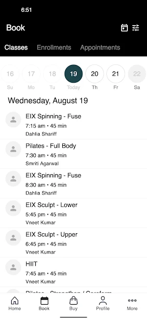 EIX Fit Screenshot 1
