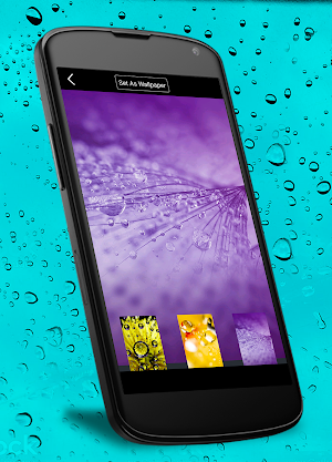 Raindrop Screen Lock Wallpaper Screenshot 3
