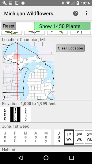 Michigan Wildflowers Screenshot 1