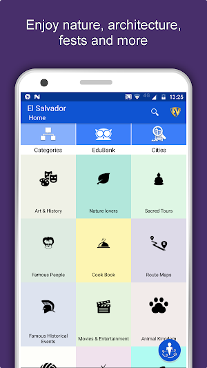 El Salvador Travel & Explore Offline Tourist Guide Screenshot 0