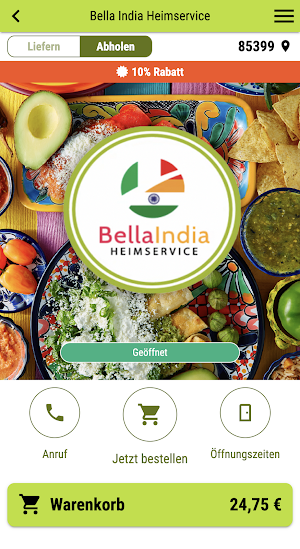 Pizza Bella India Screenshot 0