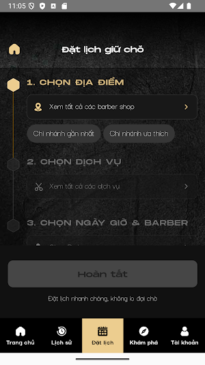 Vũ Trí Barbershop Screenshot 2