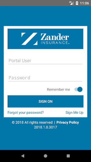 Zander Insurance App Screenshot 0
