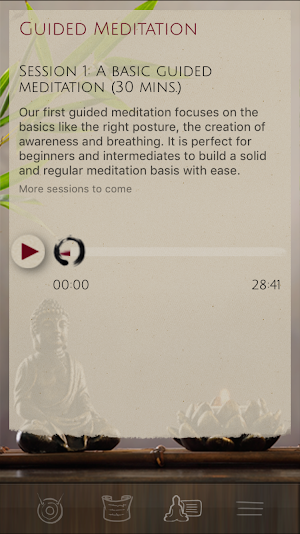 Meditation Time – A beautiful meditation timer Screenshot 1