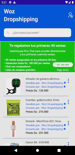 Woz Dropshipping Screenshot 0