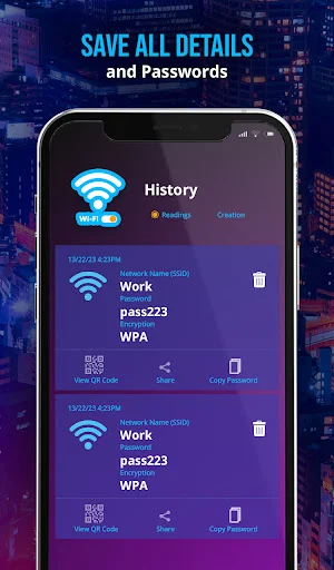 My Wifi QR Code Generator Screenshot 3
