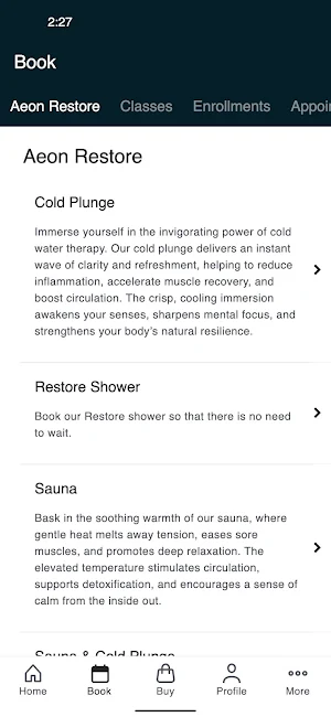 Aeon Wellness Club Screenshot 1