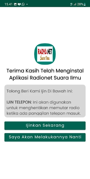 Radionet Suara Ilmu Screenshot 3