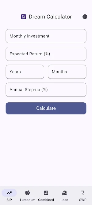 Dream Calculator Screenshot 0