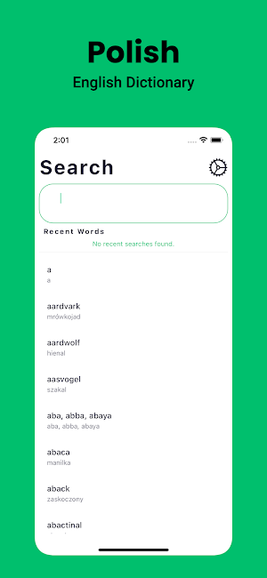 Polish Dictionary English Screenshot 0