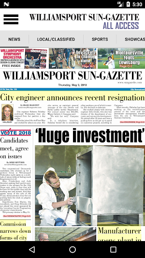 Sun-Gazette All Access Screenshot 1