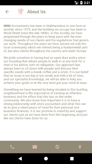 NRM Accountancy Services Screenshot 1