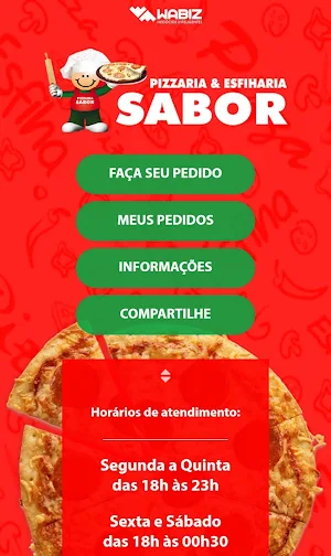 Pizzaria & Esfiharia Sabor Screenshot 3